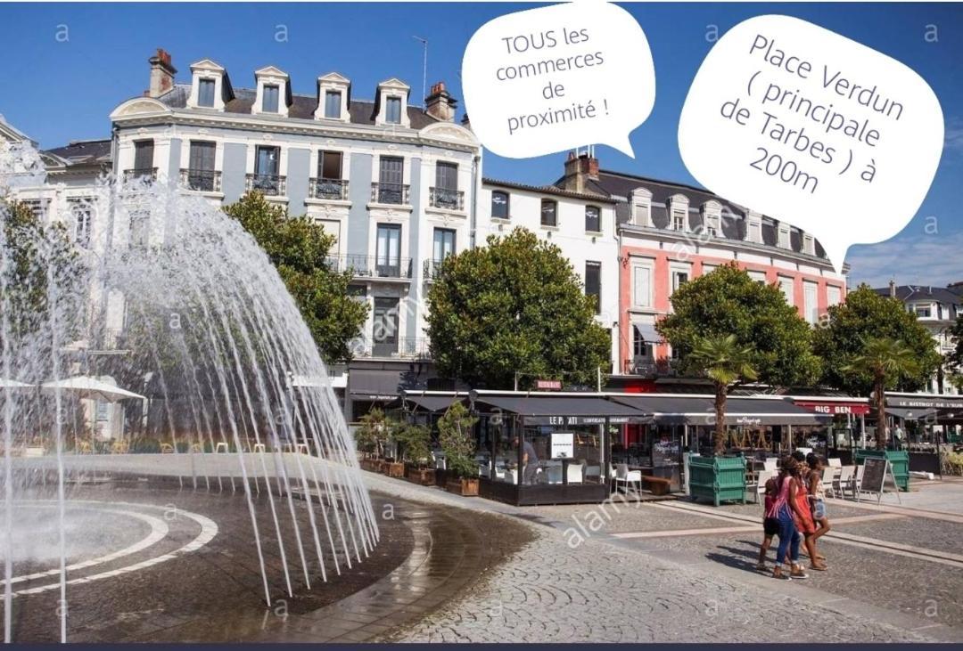 L'Appartement 7 - Centre Ville-Parking-Tv-Wifi Tarbes Eksteriør bilde